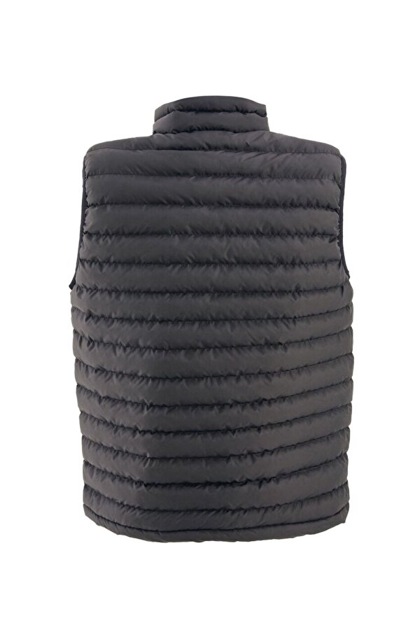 Jel Elyaf Dolgulu Su & Rüzgar Geçirmez İçi Astarlı Dik Yaka Erkek Şişme Yelek