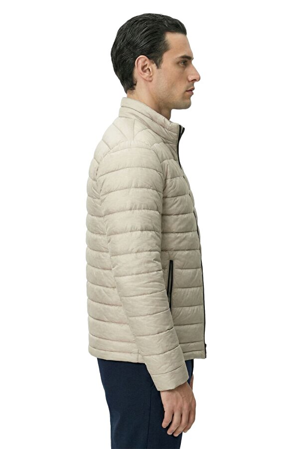 İçi Astarlı Cepli  Jel Elyaflı Su ve Rügar Geçirmez Erkek Kışlık Mont