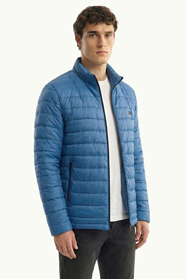 İçi Astarlı Cepli  Jel Elyaflı Su ve Rügar Geçirmez Erkek Kışlık Mont