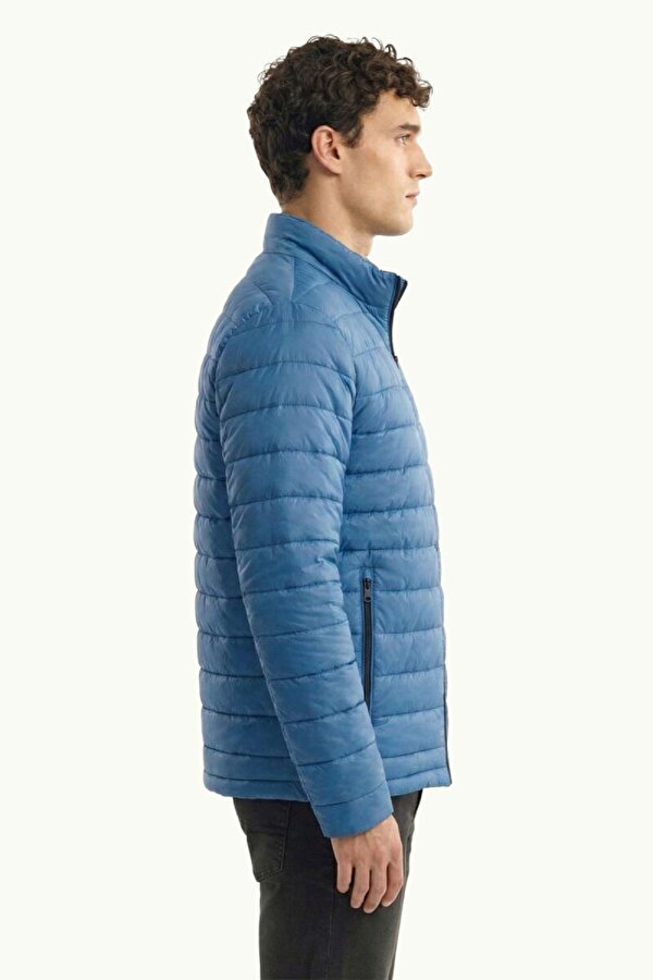 İçi Astarlı Cepli  Jel Elyaflı Su ve Rügar Geçirmez Erkek Kışlık Mont