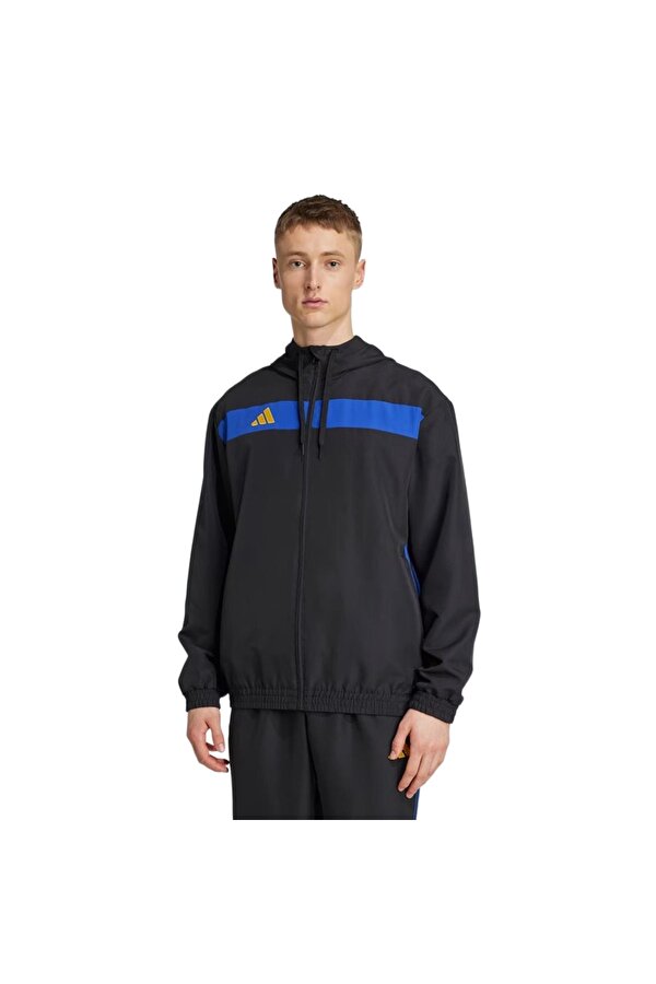 JX2222 Tiro Essentials Woven Hoodie Ceket Siyah