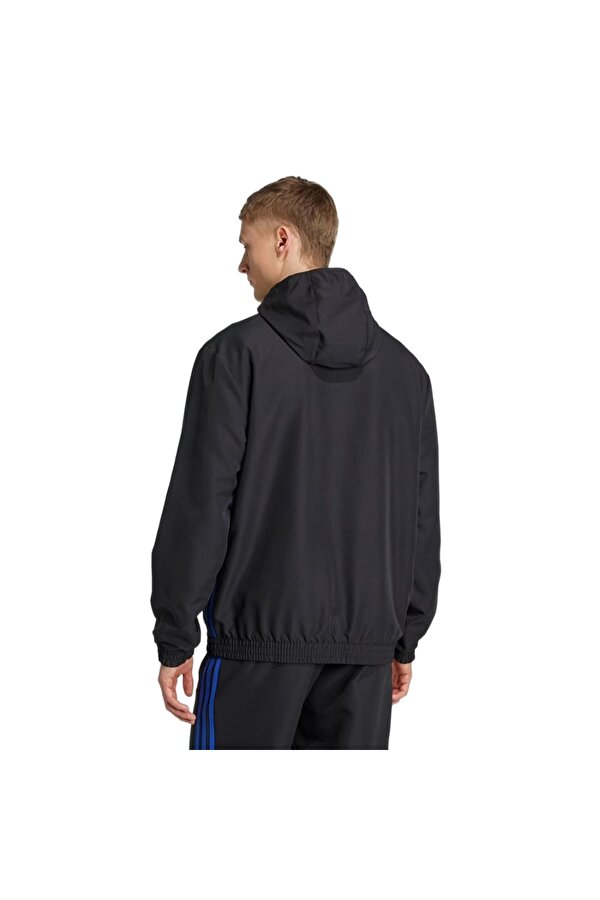 JX2222 Tiro Essentials Woven Hoodie Ceket Siyah