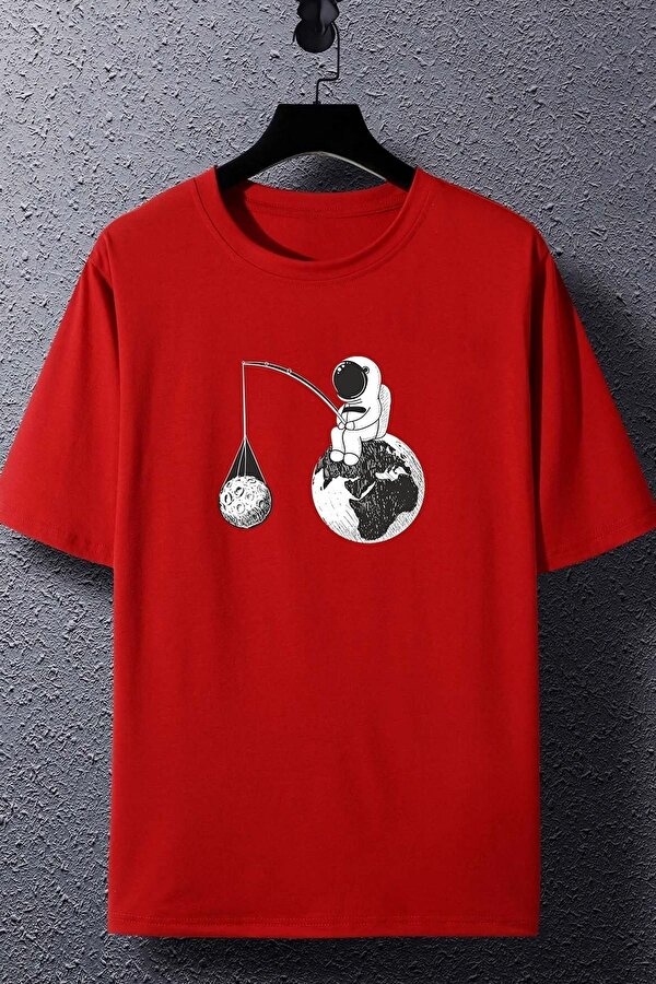 Unisex Uzay Baskılı T-shirt - 3 Al 1 Öde