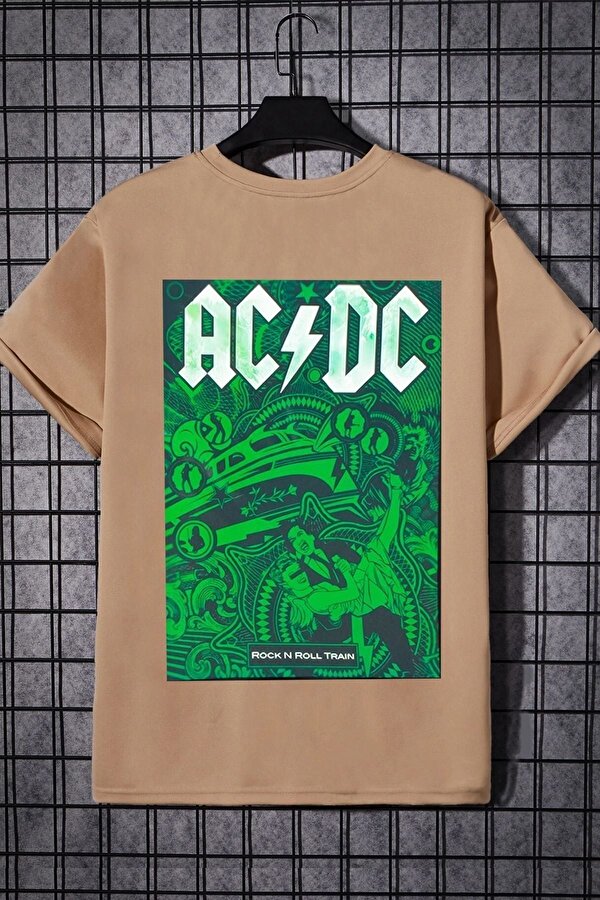 Unisex Acdc Baskılı T-shirt - FLO 3 Al 1 Öde