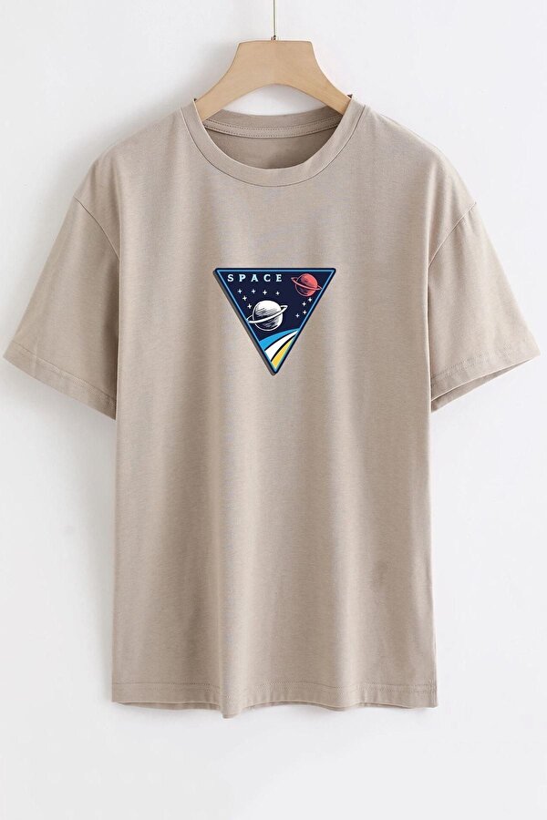Unisex Space Baskılı T-shirt - 3 Al 1 Öde