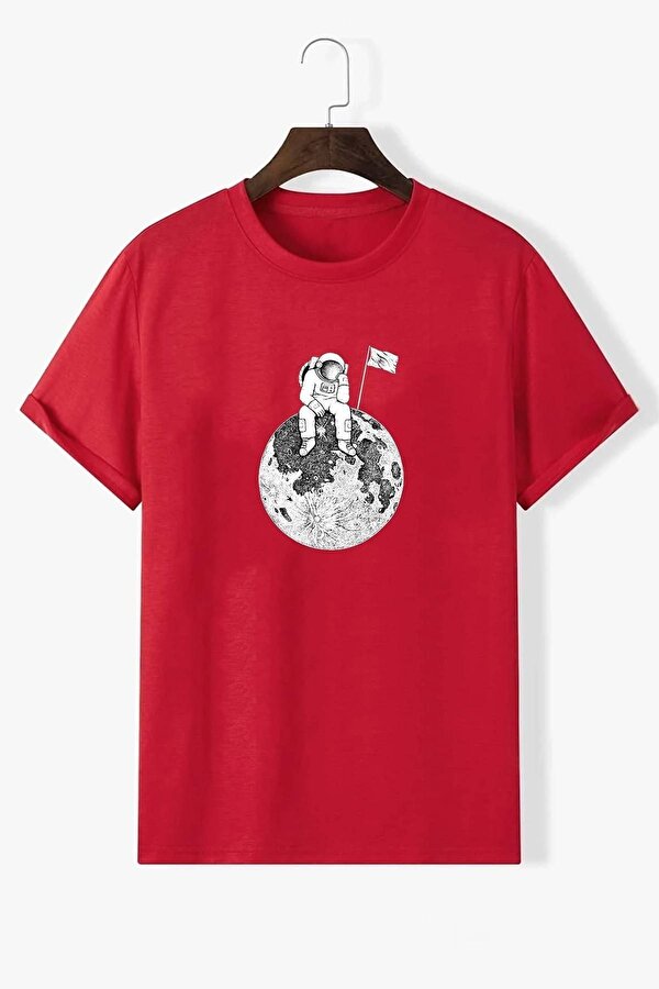 Unisex Astronot Baskılı T-shirt - 3 Al 1 Öde