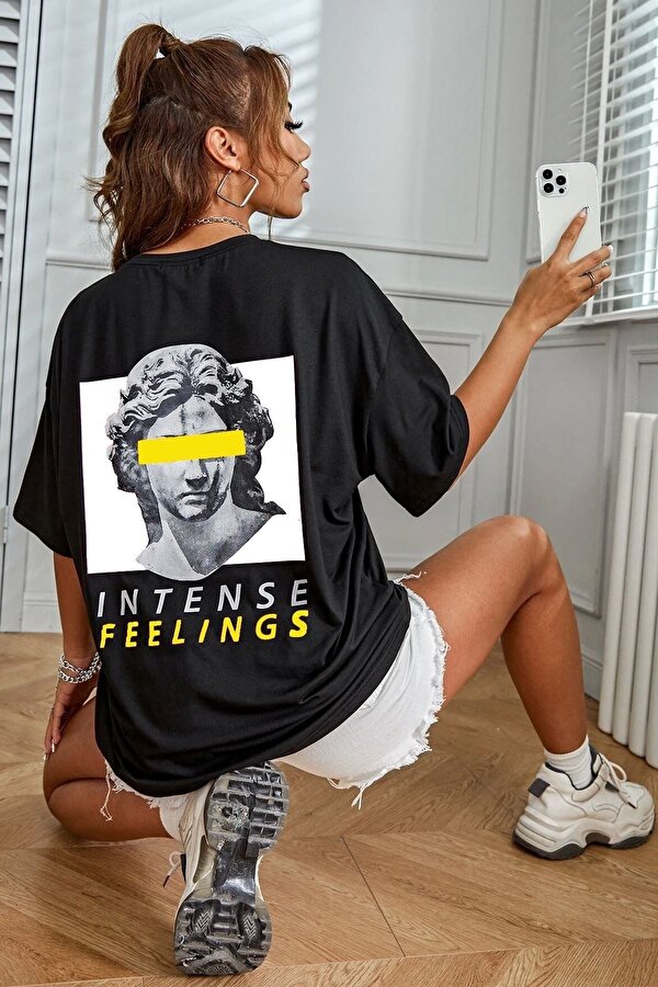 Unisex Aesthetic Baskılı Tshirt - 3 Al 1 Öde