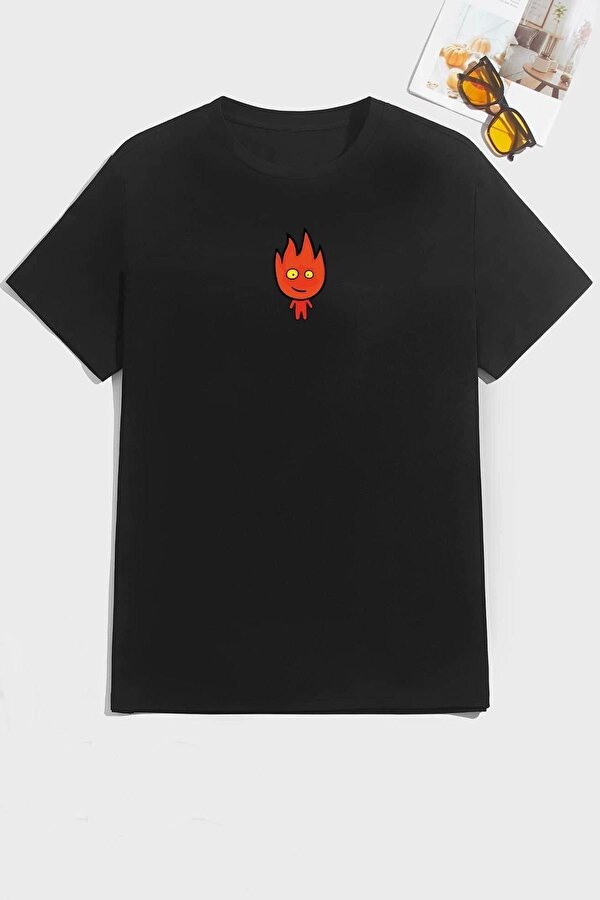 Unisex Ateş Avatar Baskılı T-shirt - 3 Al 1 Öde