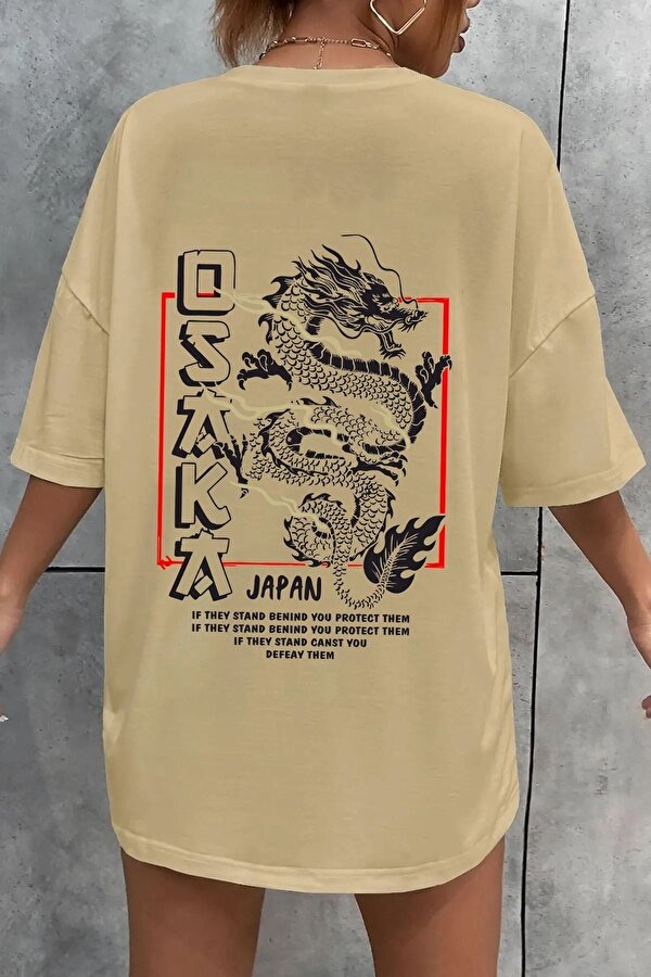 Unisex Osaka Baskılı T-shirt - FLO 3 Al 1 Öde