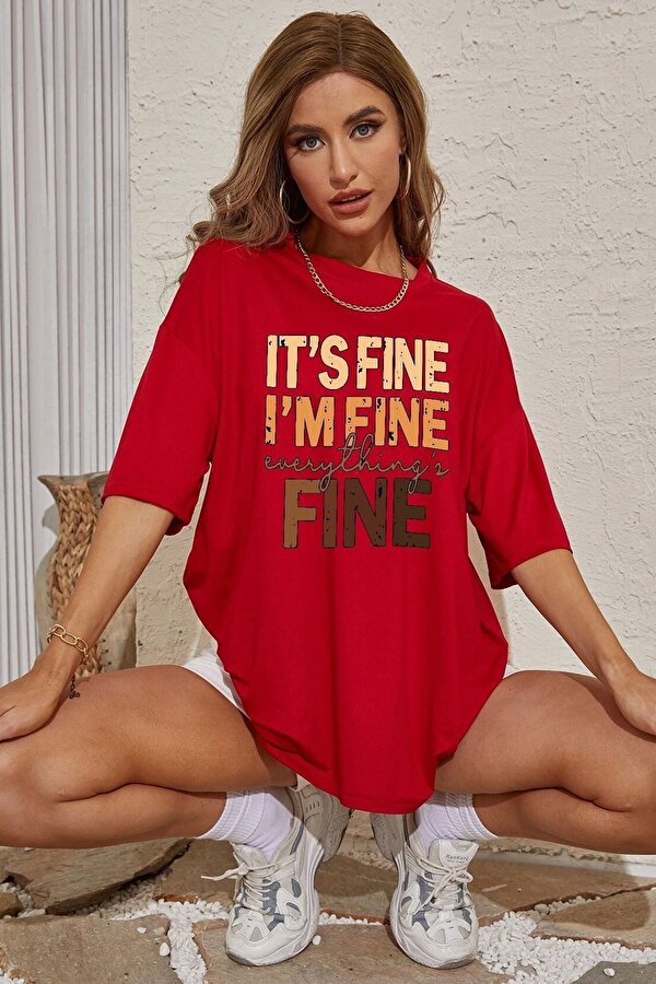 Unisex Fine Baskılı T-shirt - FLO 3 Al 1 Öde