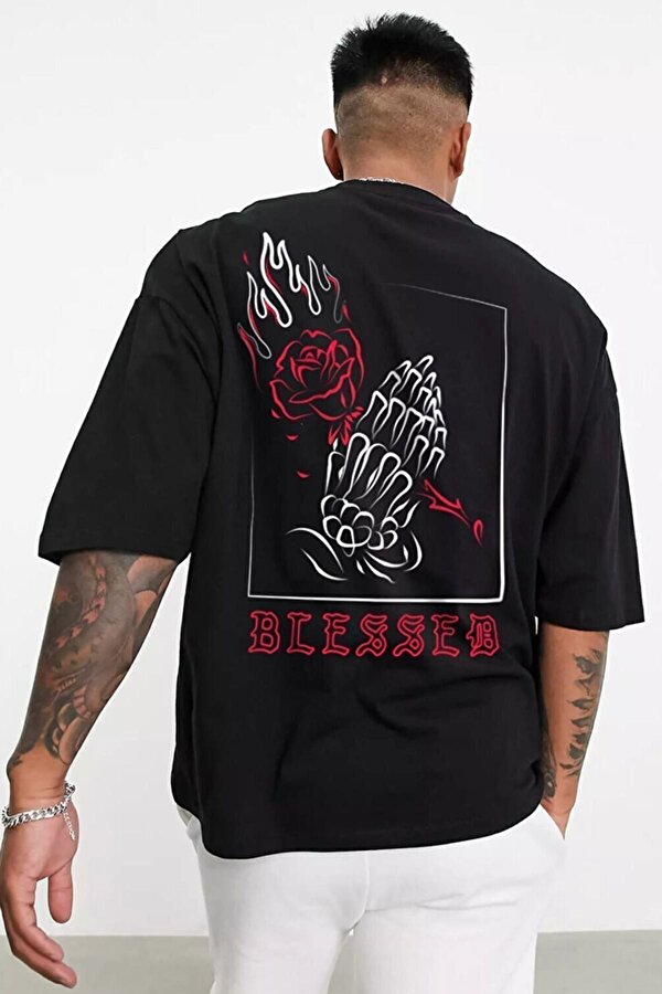 Blesseb Hollowen Tasarım Tshirt - FLO 3 Al 1 Öde