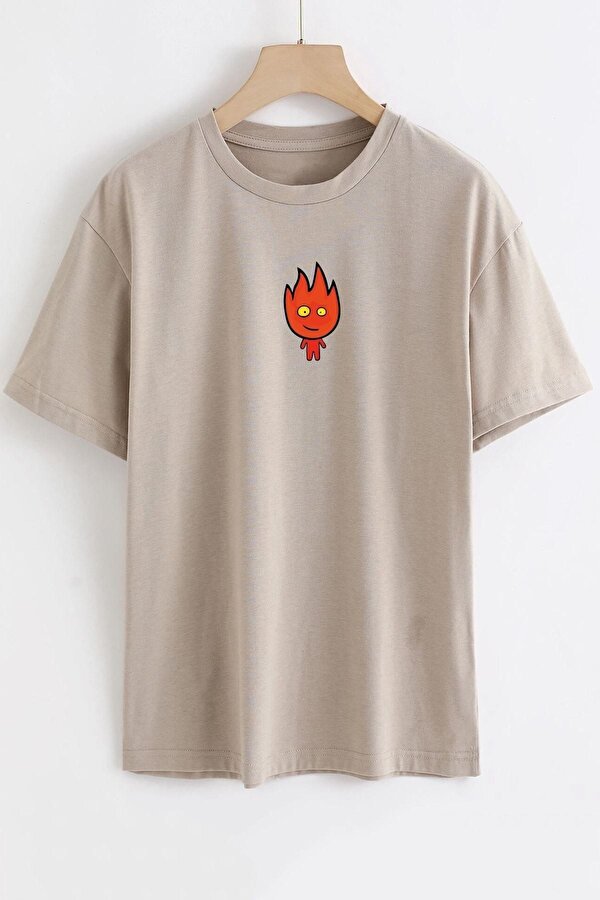 Unisex Ateş Avatar Baskılı T-shirt - 3 Al 1 Öde