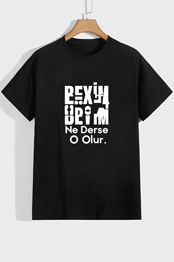 Unisex Beyim Ne Derse O Olur Baskılı T-shirt - FLO 3 Al 1 Öde