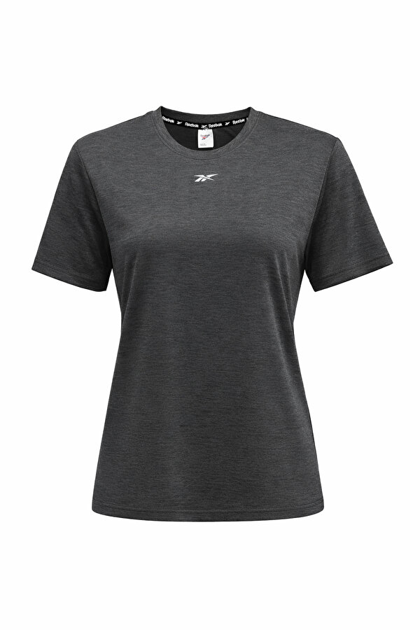 ID TRAIN MELANGE TECH TEE Siyah Erkek Kısa Kol T-Shirt