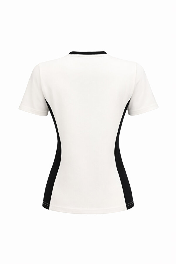 CISILYA TEE Ekru Kadın Kısa Kol T-Shirt