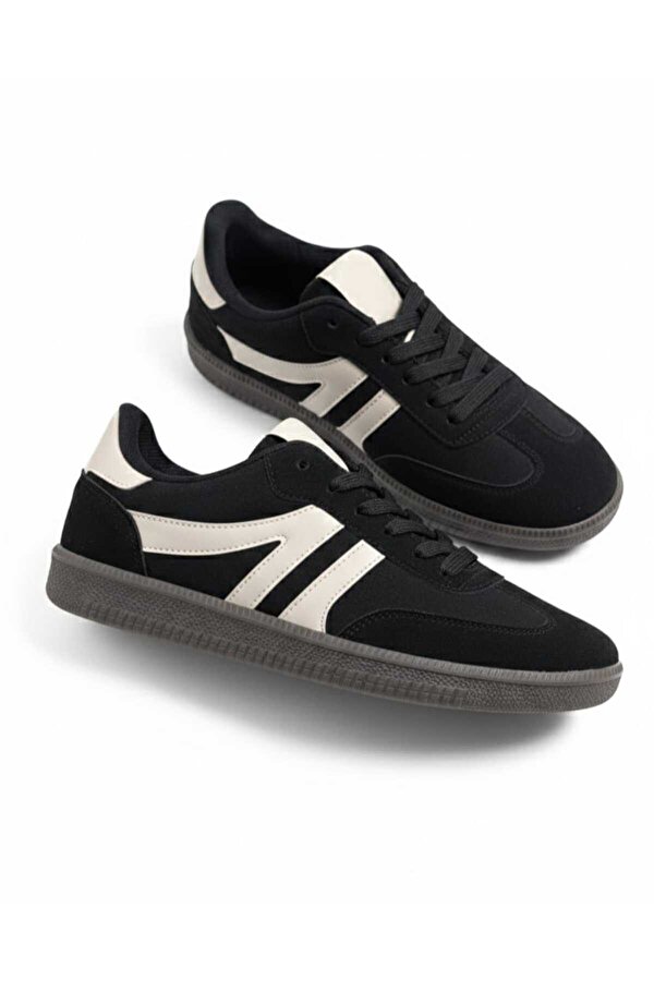 055SAM Sneaker Bağcıklı Düz Taban Spor Ayakkabı Sam Taba Süet