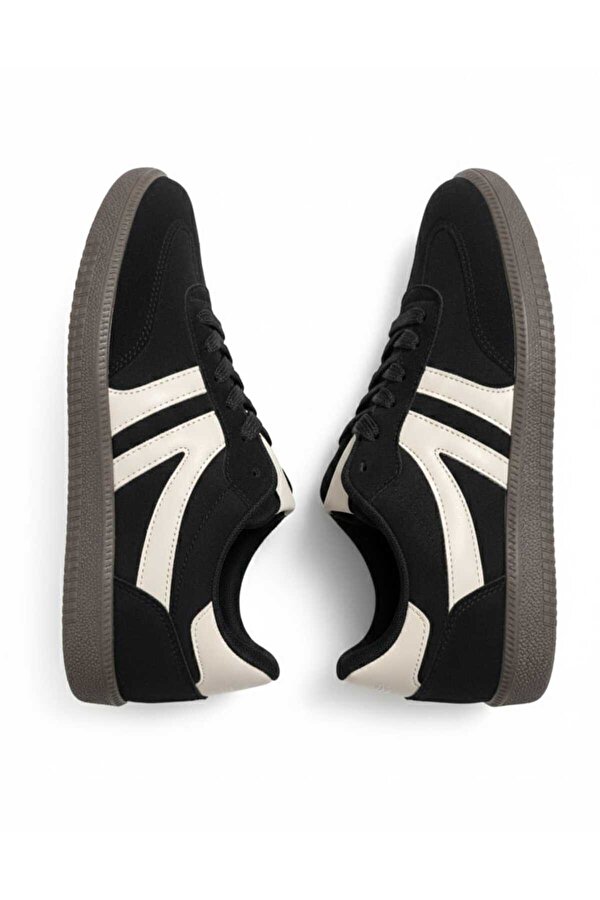 055SAM Sneaker Bağcıklı Düz Taban Spor Ayakkabı Sam Taba Süet