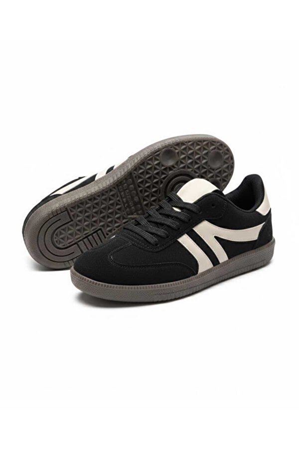 055SAM Sneaker Bağcıklı Düz Taban Spor Ayakkabı Sam Taba Süet