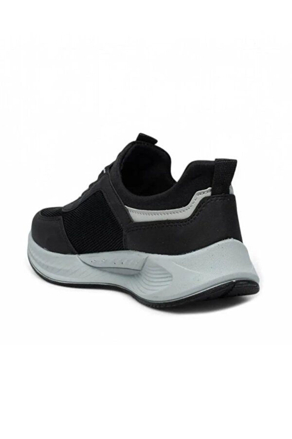137-26 Anorak Slip On Anatomik Sneaker Siyah Gümüş 36-40
