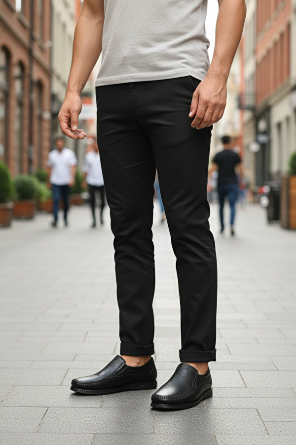 105517.M 6FX Siyah Erkek Rahat Ayakkabı