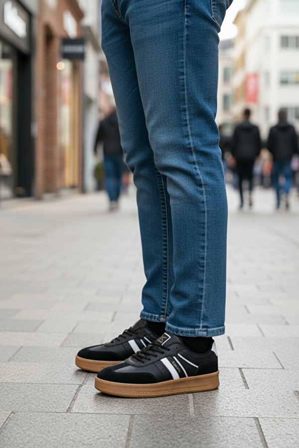 SCALA PU 6FX Siyah Erkek Sneaker