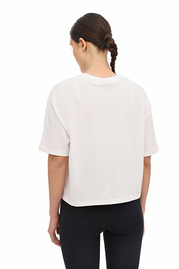 WL 11KRONS 6FX Ekru Kadın Kısa Kol T-Shirt