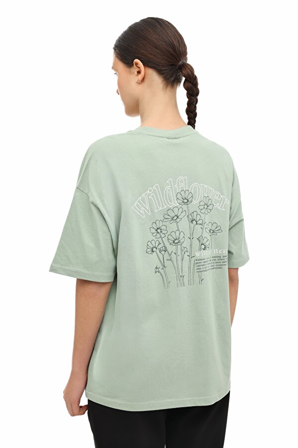 WL 11TEEL 6FX Mint Kadın Kısa Kol T-Shirt