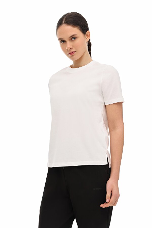 WB 11ASYA-T 6FX Ekru Kadın Kısa Kol T-Shirt