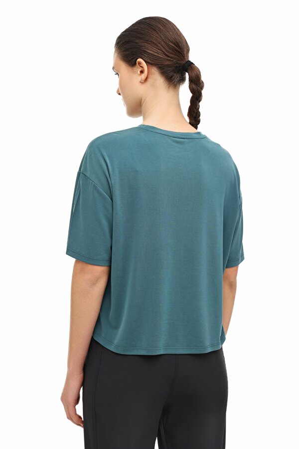 WL 11HIER 6FX Yeşil Kadın Kısa Kol T-Shirt