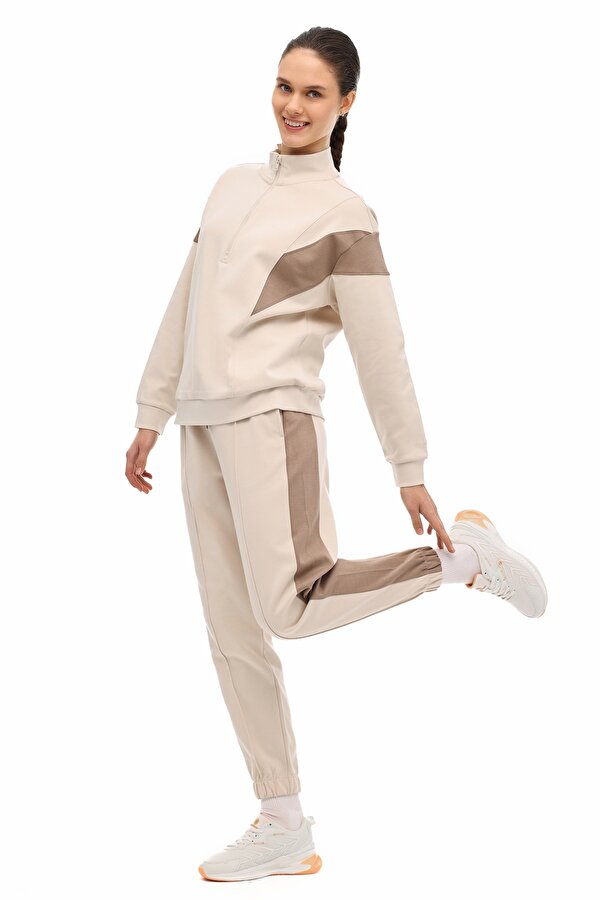 WL 22MERYBEL-W2 6FX Bej Kadın Eşofman Altı