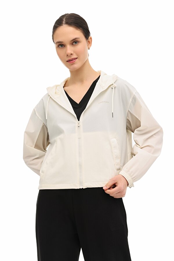 WL 8LOREN 6FX Ekru Kadın Yağmurluk
