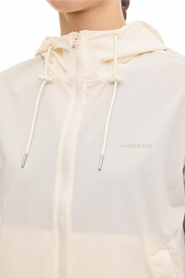 WL 8LOREN 6FX Ekru Kadın Yağmurluk