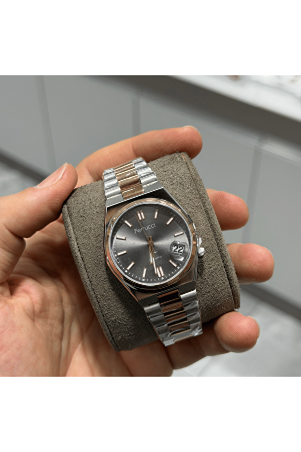 FER.03450M.01 Çelik Kordon Kadın Kol Saati