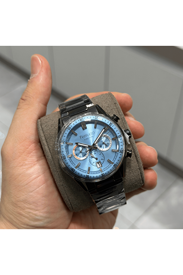 FER.03525M.03 Çelik Kordon Erkek Kol Saati