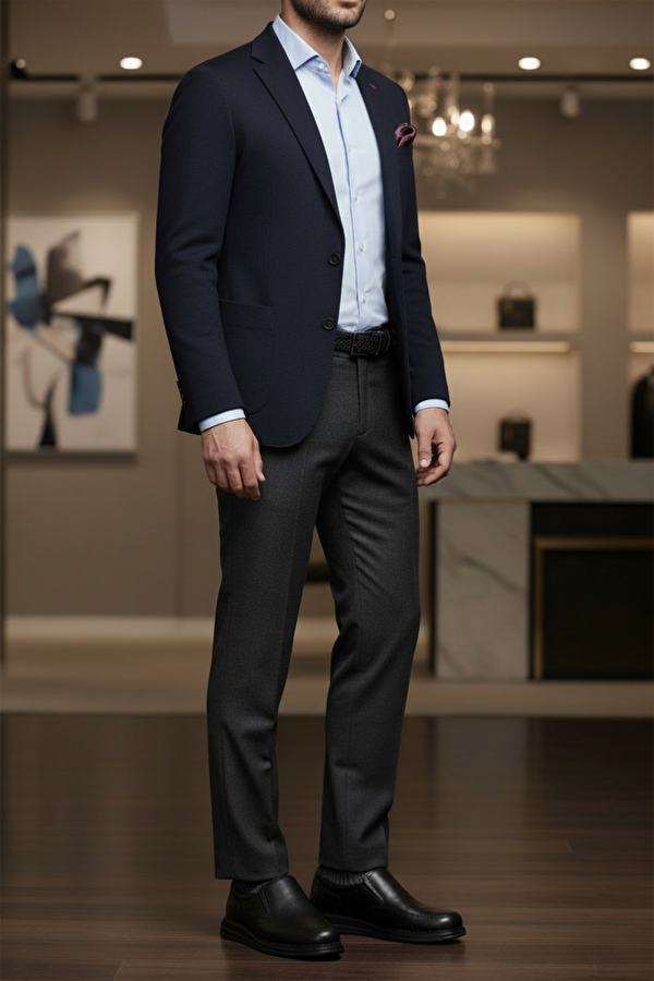 108051.M 6FX Siyah Erkek Rahat Ayakkabı