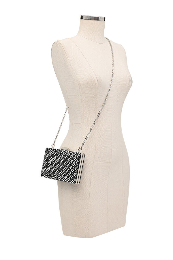 JOSTONENEW 6FX Siyah Kadın Clutch