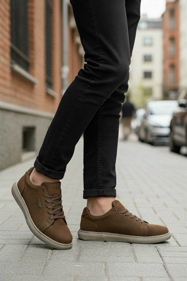 234255N 6FX Kahverengi Erkek Comfort Ayakkabı