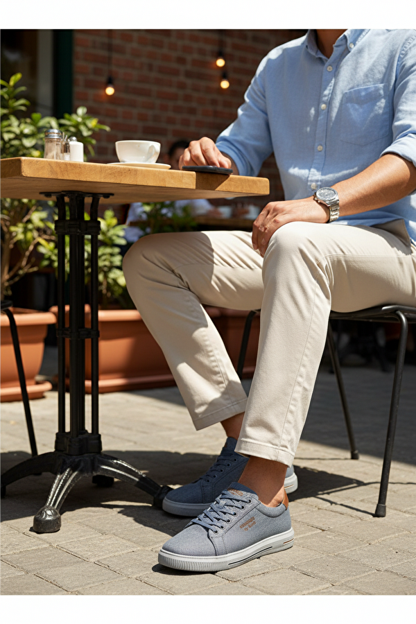 238501 6FX Lacivert Erkek Comfort Ayakkabı