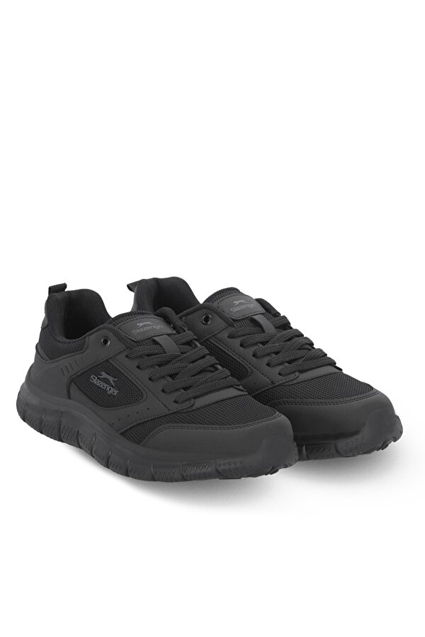 GLEN I Erkek Büyük Beden Siyah / Siyah Koşu & Yürüyüş Spor Ayakkabısı