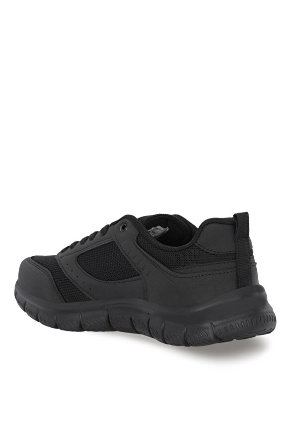 GLEN I Erkek Büyük Beden Siyah / Siyah Koşu & Yürüyüş Spor Ayakkabısı