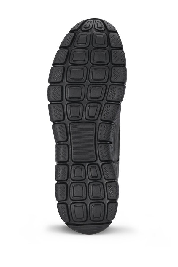 GLEN I Erkek Büyük Beden Siyah / Siyah Koşu & Yürüyüş Spor Ayakkabısı