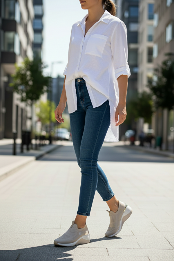 ANDREYA 6FX Bej Kadın Slip On - Lumberjack