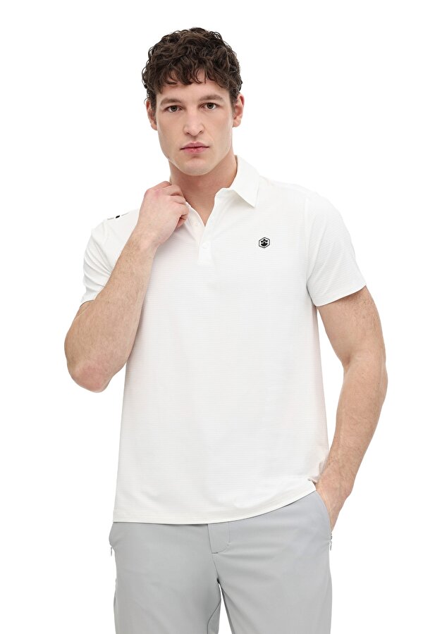 ML FABIAN 12ELG1-009 6FX KIRIK BEYAZ Erkek Kısa Kol T-Shirt