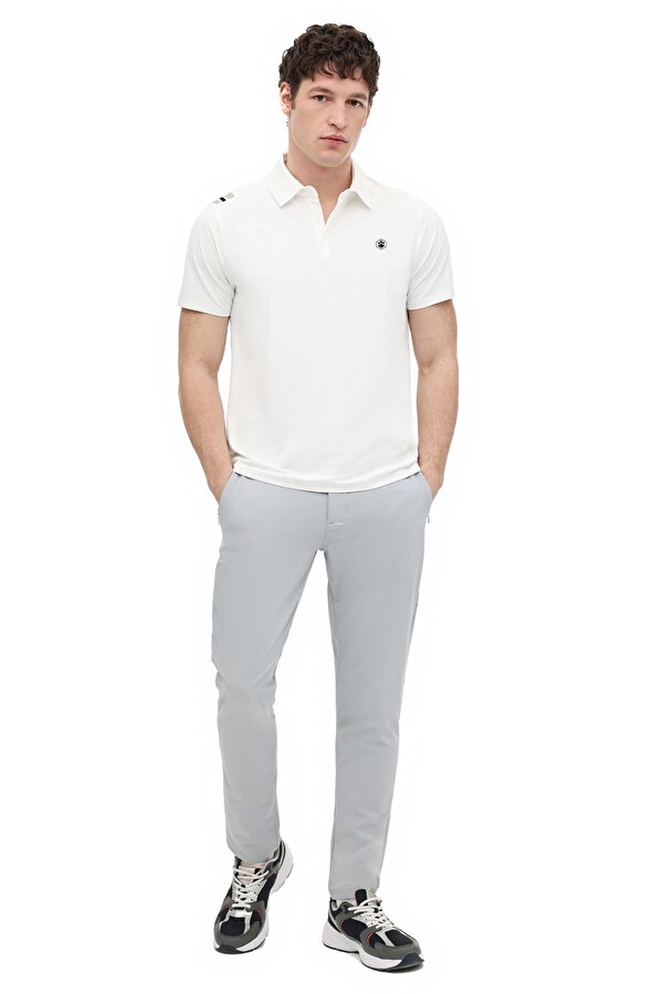 ML FABIAN 12ELG1-009 6FX KIRIK BEYAZ Erkek Kısa Kol T-Shirt