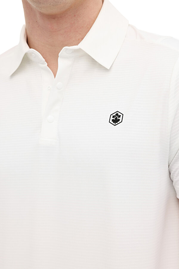 ML FABIAN 12ELG1-009 6FX KIRIK BEYAZ Erkek Kısa Kol T-Shirt