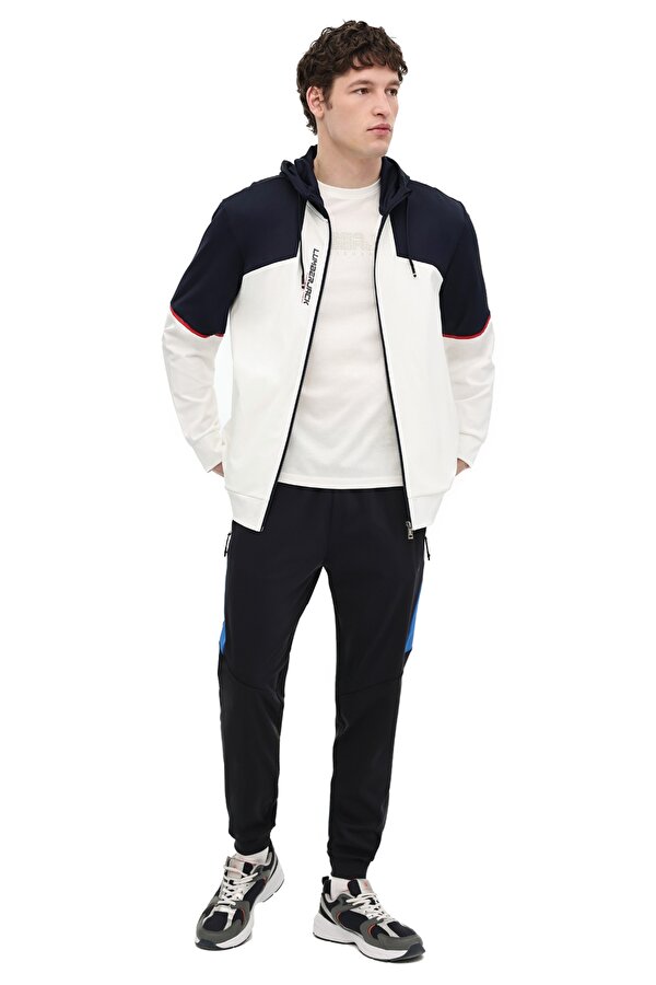 ML RUNE 17ITL1305 6FX KIRIK BEYAZ Erkek Eşofman Üstü