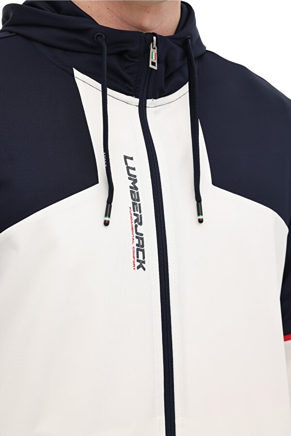 ML RUNE 17ITL1305 6FX KIRIK BEYAZ Erkek Eşofman Üstü