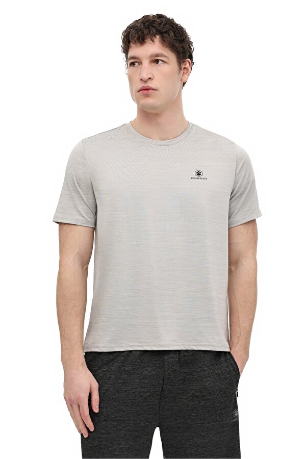 MB CT1328 MLN T-SH 6FX Gri Erkek Kısa Kol T-Shirt