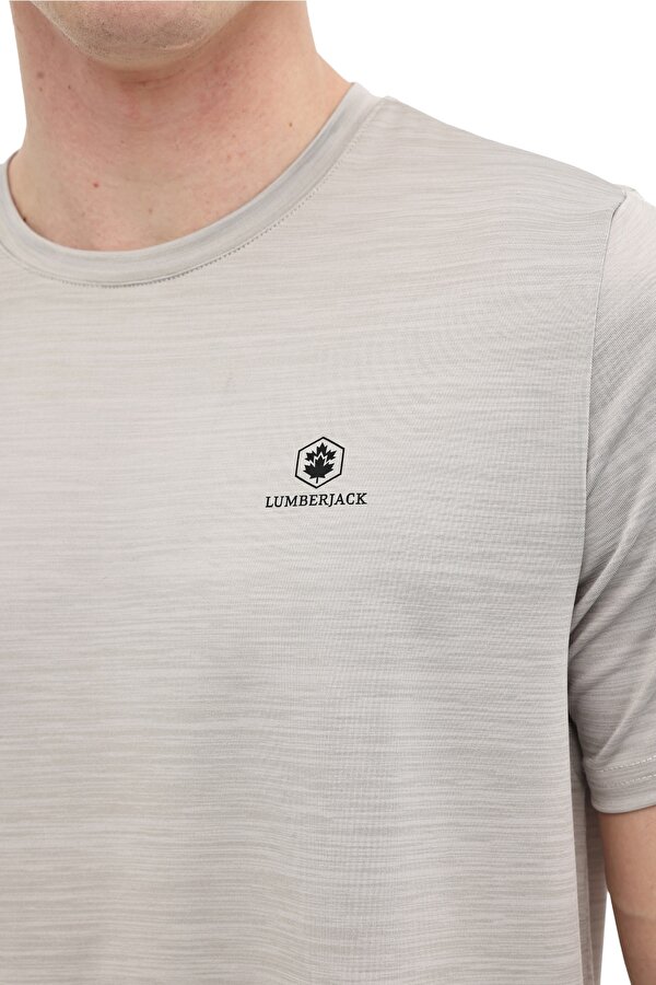 MB CT1328 MLN T-SH 6FX Gri Erkek Kısa Kol T-Shirt