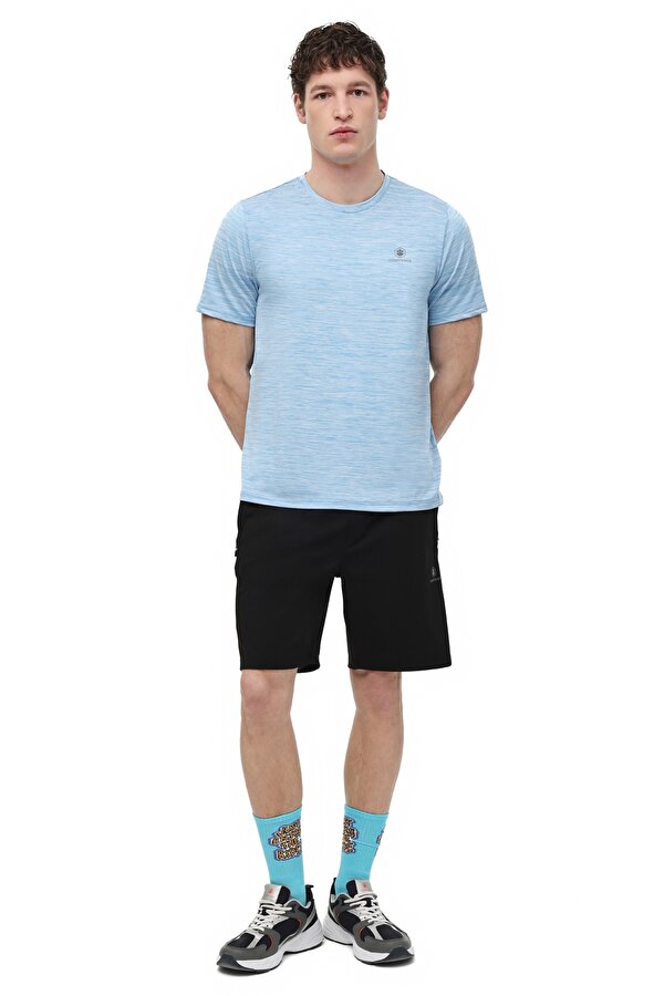 MB CT1328 MLN T-SH 6FX Mavi Erkek Kısa Kol T-Shirt